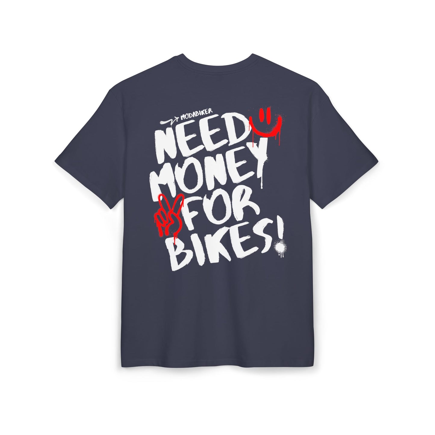 Camiseta Need money for bikes Oversize