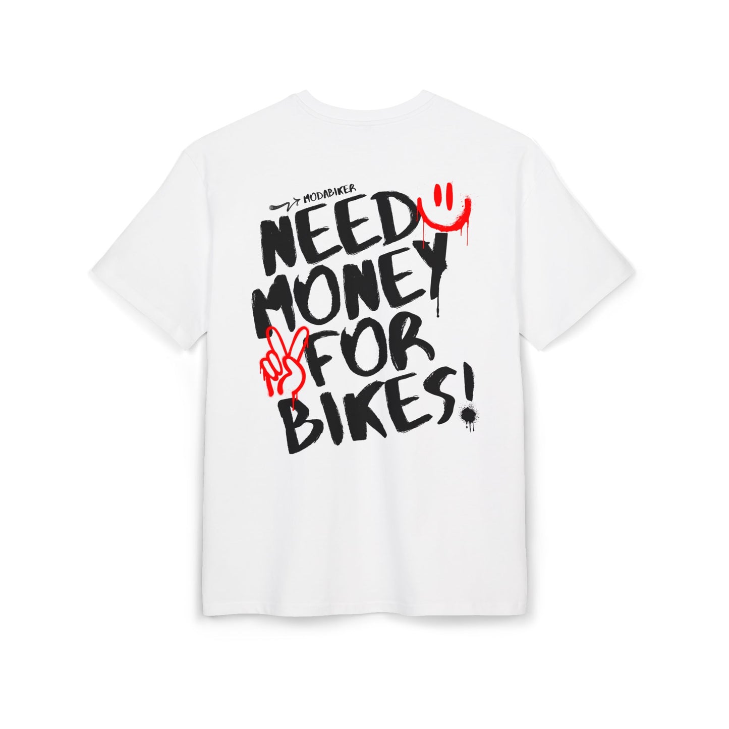 Camiseta Need money for bikes Oversize