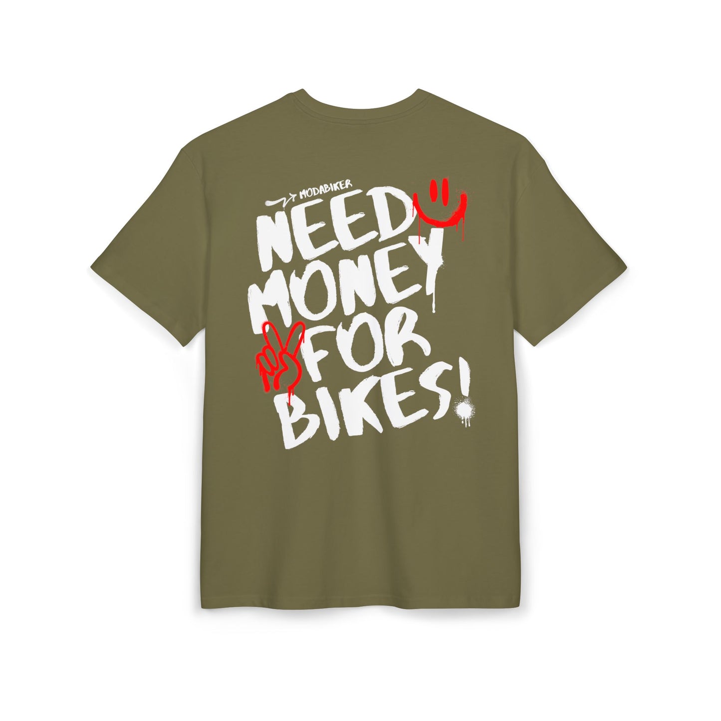 Camiseta Need money for bikes Oversize
