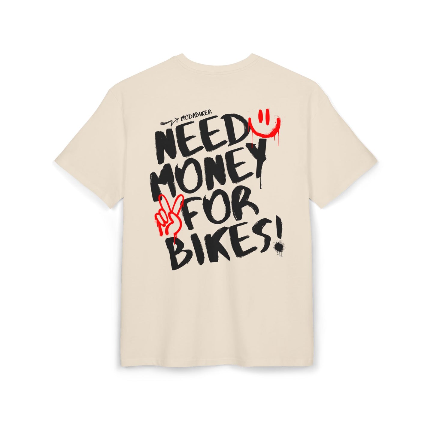 Camiseta Need money for bikes Oversize