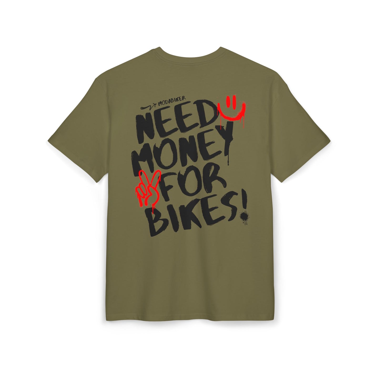 Camiseta Need money for bikes Oversize