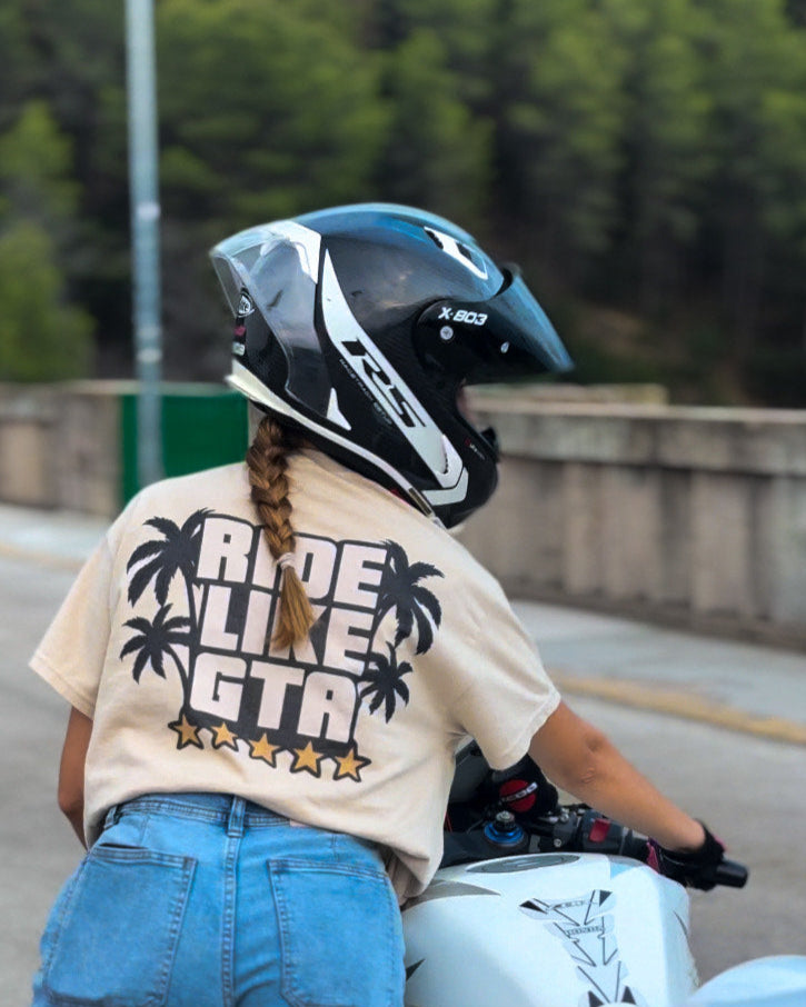 camiseta motera ride like gta modabiker